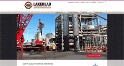 Desktop Screenshot of lakeheadconstructors.com